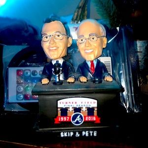 Skip and Pete Bobble head(Atlanta Braves)